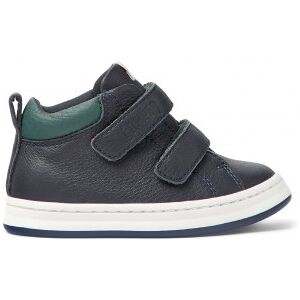 Camper unisex pour enfant. K900337-001 Baskets en cuir Runner Four navy (24), Plat, Velcro, Casuel, Marine, mode enfantine - Publicité