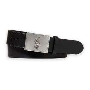 Polo Ralph Lauren pour homme. 405691693001 Ceinture en cuir avec boucle en plaque de cheval noir (36), Casuel, Classique - Publicité Polo Ralph Lauren pour homme. 405691693001 Ceinture en cuir avec boucle en plaque de cheval noir (36), Casuel, Classique - Publicité