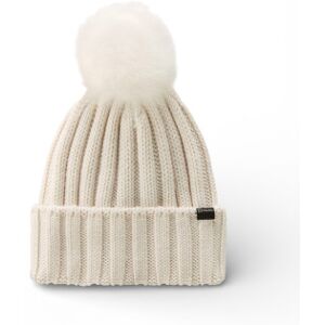 Woolrich pour femme. CFWWAC0163FRUF0428 Bonnet à pompon Cash beige (S), Casuel, Laine - Publicité Woolrich pour femme. CFWWAC0163FRUF0428 Bonnet à pompon Cash beige (S), Casuel, Laine - Publicité