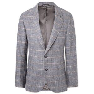 Hackett London pour homme. HM443289 Blazer gris Cash Tattersal (42/32), Casuel, Fête, Laine, Classique, Manche longue - Publicité Hackett London pour homme. HM443289 Blazer gris Cash Tattersal (42/32), Casuel, Fête, Laine, Classique, Manche longue - Publicité