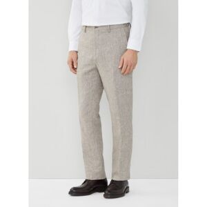 Hackett London pour homme. HM212596 Pantalon à chevrons gris (34/32), Casuel, Lin - Publicité Hackett London pour homme. HM212596 Pantalon à chevrons gris (34/32), Casuel, Lin - Publicité