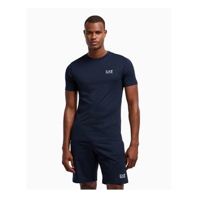 EA7 pour homme. 8NPT25_PJVPZ T-shirt Core Identity en coton pima marine (XS), Sport, Multisport, Manche courte - Publicité EA7 pour homme. 8NPT25_PJVPZ T-shirt Core Identity en coton pima marine (XS), Sport, Multisport, Manche courte - Publicité