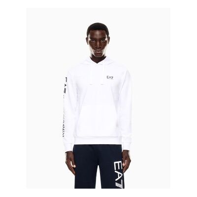 EA7 pour homme. 7M000569_AF13512 Sweatshirt Logo Series blanc (M), Casuel, Coton - Publicité EA7 pour homme. 7M000569_AF13512 Sweatshirt Logo Series blanc (M), Casuel, Coton - Publicité