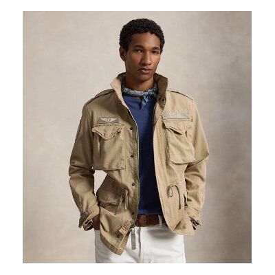 Polo Ralph Lauren pour homme. 710961616500 La veste de campagne beige emblématique (L), Casuel, Coton - Publicité Polo Ralph Lauren pour homme. 710961616500 La veste de campagne beige emblématique (L), Casuel, Coton - Publicité
