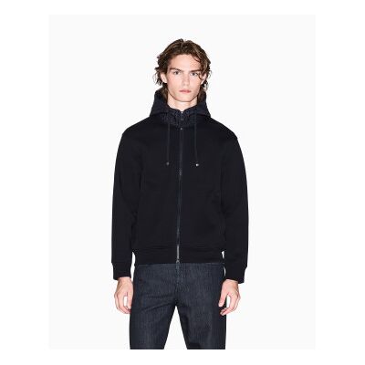 Giorgio Armani A X Armani Exchange pour homme. XM001891AF10818UC001 Veste zippée noire (XXL), Casuel, Coton - Publicité Giorgio Armani A X Armani Exchange pour homme. XM001891AF10818UC001 Veste zippée noire (XXL), Casuel, Coton - Publicité