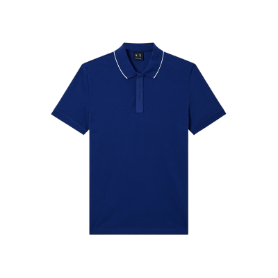 Giorgio Armani A X Armani Exchange pour homme. XM001285AF10366UB131 Polo bellwether navy (XS), Blanc, Casuel, Coton, Manche courte, Marine - Publicité Giorgio Armani A X Armani Exchange pour homme. XM001285AF10366UB131 Polo bellwether navy (XS), Blanc, Casuel, Coton, Manche courte, Marine - Publicité