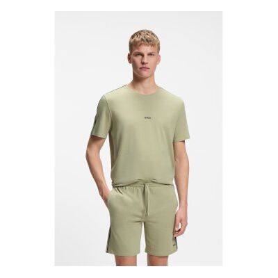Boss pour homme. 50545930 T-shirt Unique vert (M), Homewear, Coton, Manche courte - Publicité Boss pour homme. 50545930 T-shirt Unique vert (M), Homewear, Coton, Manche courte - Publicité