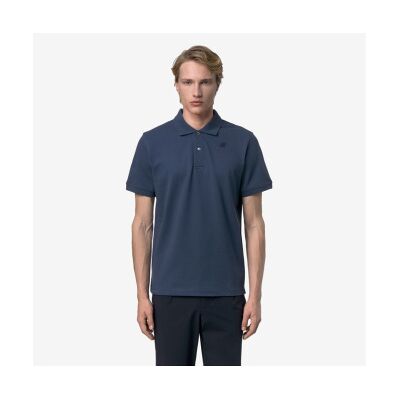 K-way pour homme. K5127BW Polo Amedee Pique bleu (XXL), Casuel, Coton, Manche courte - Publicité K-way pour homme. K5127BW Polo Amedee Pique bleu (XXL), Casuel, Coton, Manche courte - Publicité