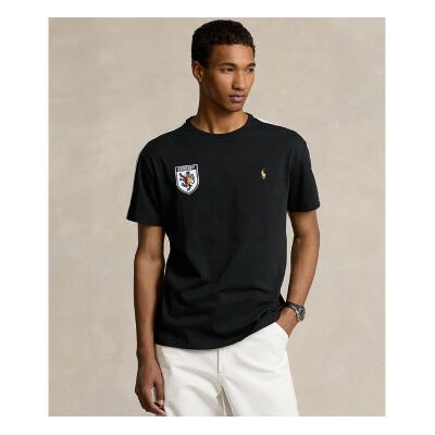 Polo Ralph Lauren pour homme. 710944678001 T-shirt à coupe classique Allemagne noir (L), Casuel, Coton, Manche courte - Publicité Polo Ralph Lauren pour homme. 710944678001 T-shirt à coupe classique Allemagne noir (L), Casuel, Coton, Manche courte - Publicité