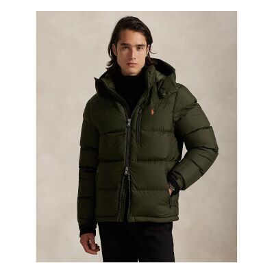 Polo Ralph Lauren pour homme. 710968278002 Veste en duvet verte Gorham (L), Casuel, Polister recyclé, Durable - Publicité Polo Ralph Lauren pour homme. 710968278002 Veste en duvet verte Gorham (L), Casuel, Polister recyclé, Durable - Publicité