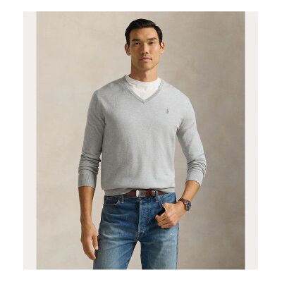 Polo Ralph Lauren pour homme. 710670789002 Pull Slim Fit gris (XXL), Casuel, Coton - Publicité Polo Ralph Lauren pour homme. 710670789002 Pull Slim Fit gris (XXL), Casuel, Coton - Publicité