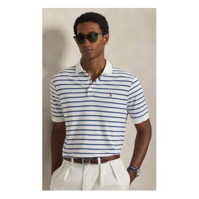 Polo Ralph Lauren pour homme. 710974586500 Polo sur mesure bleu, blanc (XL), Casuel, Coton, Manche courte - Publicité Polo Ralph Lauren pour homme. 710974586500 Polo sur mesure bleu, blanc (XL), Casuel, Coton, Manche courte - Publicité