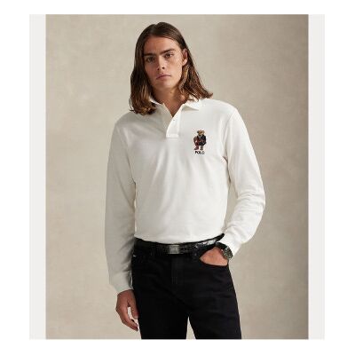 Polo Ralph Lauren pour homme. 710981793001 Polo piqué Classic Fit avec polo Bear blanc cassé (L), Casuel, Coton, Manche longue - Publicité Polo Ralph Lauren pour homme. 710981793001 Polo piqué Classic Fit avec polo Bear blanc cassé (L), Casuel, Coton, Manche longue - Publicité