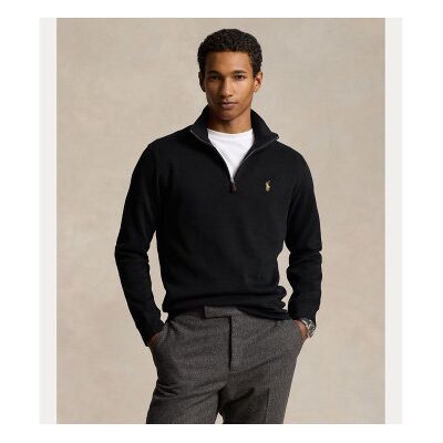 Polo Ralph Lauren pour homme. 710671929001 Polo Estate-Rib noir (XL), Casuel, Coton, Manche courte, Manche longue - Publicité Polo Ralph Lauren pour homme. 710671929001 Polo Estate-Rib noir (XL), Casuel, Coton, Manche courte, Manche longue - Publicité