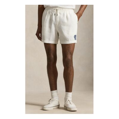 Polo Ralph Lauren pour homme. 710B16048002 Short Wimbledon 6 Inch blanc (S), Casuel, Coton - Publicité Polo Ralph Lauren pour homme. 710B16048002 Short Wimbledon 6 Inch blanc (S), Casuel, Coton - Publicité