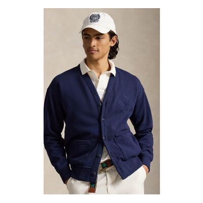Polo Ralph Lauren pour homme. 710B16044001 Cardigan décontracté Wimbledon bleu (L), Casuel, Marine - Publicité Polo Ralph Lauren pour homme. 710B16044001 Cardigan décontracté Wimbledon bleu (L), Casuel, Marine - Publicité