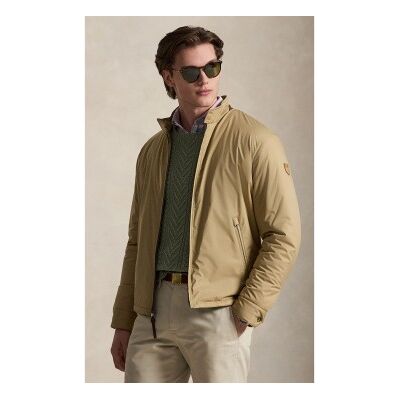 Polo Ralph Lauren pour homme. 710967736500 Veste Abottson en gabardine beige (M), Casuel, Polyester - Publicité Polo Ralph Lauren pour homme. 710967736500 Veste Abottson en gabardine beige (M), Casuel, Polyester - Publicité