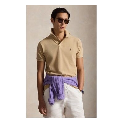 Polo Ralph Lauren pour homme. 710680784532 Le polo piqué beige iconique (XL), Casuel, Coton, Manche courte - Publicité Polo Ralph Lauren pour homme. 710680784532 Le polo piqué beige iconique (XL), Casuel, Coton, Manche courte - Publicité