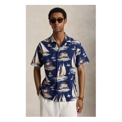 Polo Ralph Lauren pour homme. 710B18631001 Pantalon Beaton en coton et laine marine (XL), Casuel, Manche courte - Publicité Polo Ralph Lauren pour homme. 710B18631001 Pantalon Beaton en coton et laine marine (XL), Casuel, Manche courte - Publicité