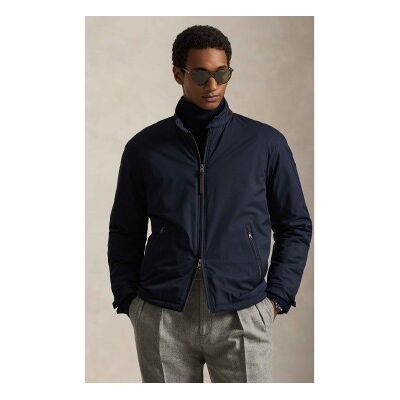Polo Ralph Lauren pour homme. 710967736002 Veste Abottson en gabardine marine (S), Casuel, Polyester - Publicité Polo Ralph Lauren pour homme. 710967736002 Veste Abottson en gabardine marine (S), Casuel, Polyester - Publicité