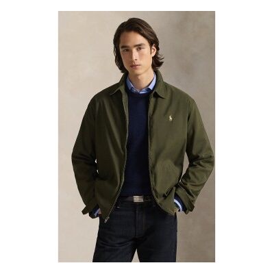 Polo Ralph Lauren pour homme. 710940744003 Veste à double soufflet en sergé vert foncé (XL), Casuel, Polyester - Publicité Polo Ralph Lauren pour homme. 710940744003 Veste à double soufflet en sergé vert foncé (XL), Casuel, Polyester - Publicité