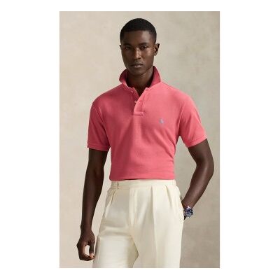 Polo Ralph Lauren pour homme. 710680784462 Le polo rouge emblématique (S), Casuel, Coton, Manche courte - Publicité Polo Ralph Lauren pour homme. 710680784462 Le polo rouge emblématique (S), Casuel, Coton, Manche courte - Publicité