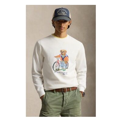 Polo Ralph Lauren pour homme. 710B14616001 Sweatshirt en polaire avec Ours Polo blanc (XXL), Casuel, Coton - Publicité Polo Ralph Lauren pour homme. 710B14616001 Sweatshirt en polaire avec Ours Polo blanc (XXL), Casuel, Coton - Publicité