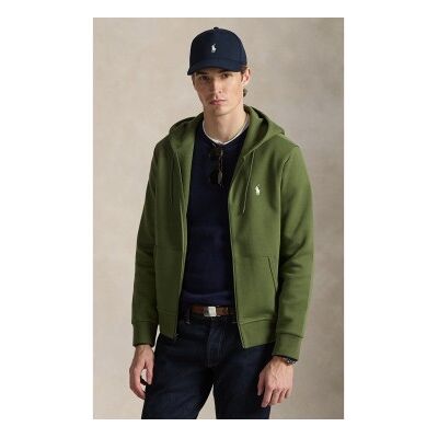 Polo Ralph Lauren pour homme. 710881517503 Sweat double tricot vert avec fermeture éclair (L), Casuel, Coton - Publicité Polo Ralph Lauren pour homme. 710881517503 Sweat double tricot vert avec fermeture éclair (L), Casuel, Coton - Publicité