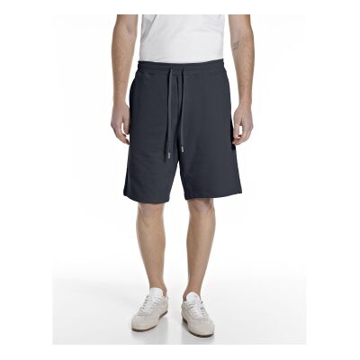 Replay pour homme. M9063.000.23802 Bermuda en polaire Regular Fit navy (S), Casuel, Coton, Marine - Publicité Replay pour homme. M9063.000.23802 Bermuda en polaire Regular Fit navy (S), Casuel, Coton, Marine - Publicité