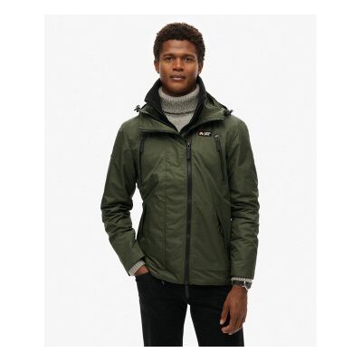 Superdry pour homme. M5012100A Veste coupe-vent verte (S), Casuel, Polyester - Publicité Superdry pour homme. M5012100A Veste coupe-vent verte (S), Casuel, Polyester - Publicité
