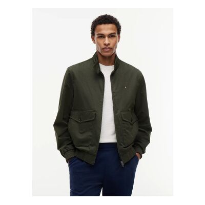 Tommy Hilfiger pour homme. MW0MW42507 Veste Harrington avec fermeture éclair et logo vert (XXL), Casuel, Coton - Publicité Tommy Hilfiger pour homme. MW0MW42507 Veste Harrington avec fermeture éclair et logo vert (XXL), Casuel, Coton - Publicité