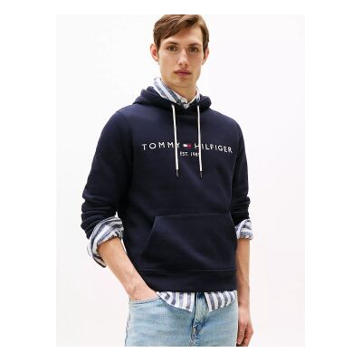 Tommy Hilfiger pour homme. MW0MW10752 Sweatshirt Core Logo navy (XXL), Casuel, Polyester, Manche longue, Le coton biologique, Marine - Publicité Tommy Hilfiger pour homme. MW0MW10752 Sweatshirt Core Logo navy (XXL), Casuel, Polyester, Manche longue, Le coton biologique, Marine - Publicité