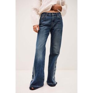 BA&SH; pour femme. 1E26VIVY Jeans Vivy blue (34), Bleu, Casuel, Coton - Publicité BA&SH; pour femme. 1E26VIVY Jeans Vivy blue (34), Bleu, Casuel, Coton - Publicité