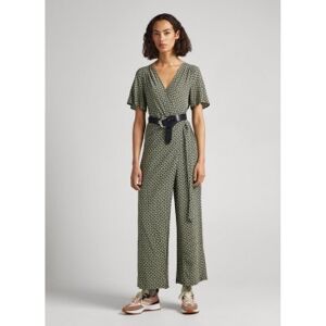 Pepe Jeans pour femme. PL230462 Combinaison verte Fama (S), Casuel, Viscose, Manche courte, Durable - Publicité Pepe Jeans pour femme. PL230462 Combinaison verte Fama (S), Casuel, Viscose, Manche courte, Durable - Publicité