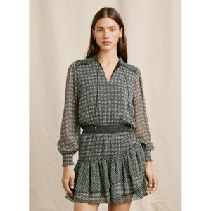 Pepe Jeans pour femme. PL9537701 Robe palmée noire (M), Casuel, Polyester, Manche longue - Publicité Pepe Jeans pour femme. PL9537701 Robe palmée noire (M), Casuel, Polyester, Manche longue - Publicité