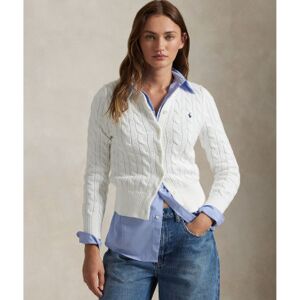 Polo Ralph Lauren pour femme. 211971868007 Cardigan en coton tricoté en huit blanc (XS), Casuel - Publicité Polo Ralph Lauren pour femme. 211971868007 Cardigan en coton tricoté en huit blanc (XS), Casuel - Publicité
