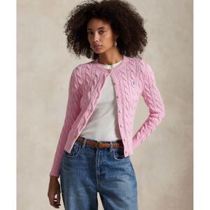 Polo Ralph Lauren pour femme. 211971868010 Cardigan en coton rose en maille eights (XL), Casuel - Publicité Polo Ralph Lauren pour femme. 211971868010 Cardigan en coton rose en maille eights (XL), Casuel - Publicité