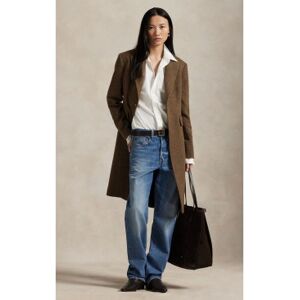 Polo Ralph Lauren pour femme. 211966522002 Manteau en mélange de laine à chevrons marron (42), Casuel, Classique - Publicité Polo Ralph Lauren pour femme. 211966522002 Manteau en mélange de laine à chevrons marron (42), Casuel, Classique - Publicité