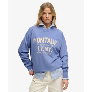 Superdry pour femme. W2012580A Pull Beach Club Loose bleu (XS), Casuel, Coton - Publicité Superdry pour femme. W2012580A Pull Beach Club Loose bleu (XS), Casuel, Coton - Publicité