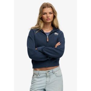 Superdry pour femme. W2012598A Heritage Hamptons Ziphood sweat-shirt marine (S), Casuel, Coton - Publicité Superdry pour femme. W2012598A Heritage Hamptons Ziphood sweat-shirt marine (S), Casuel, Coton - Publicité