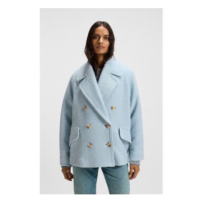 Boss pour femme. 50548664 Veste Cabani bleue (44), Casuel, Tissu - Publicité Boss pour femme. 50548664 Veste Cabani bleue (44), Casuel, Tissu - Publicité