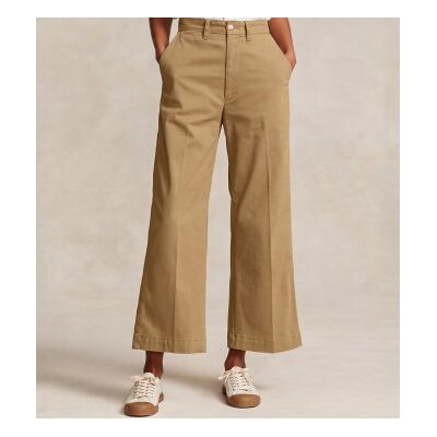 Polo Ralph Lauren pour femme. 211873988001 Pantalon chino à jambes larges marron (40), Casuel, Coton - Publicité Polo Ralph Lauren pour femme. 211873988001 Pantalon chino à jambes larges marron (40), Casuel, Coton - Publicité