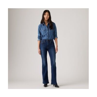 Levi's pour femme. A3410-0202 Jean 726 HR évasé bleu foncé (24/30), Casuel, Coton, Denim - Publicité Levi's pour femme. A3410-0202 Jean 726 HR évasé bleu foncé (24/30), Casuel, Coton, Denim - Publicité