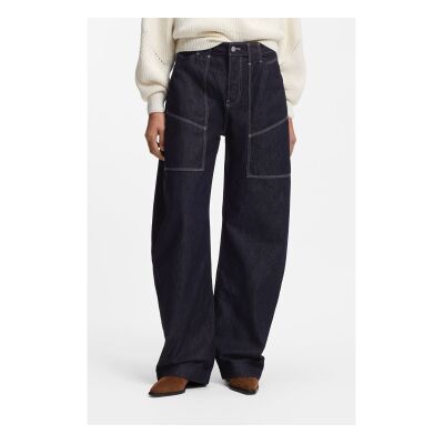 Boss pour femme. 50552459 Jeans Cargo Ballon navy (24/30), Casuel, Coton, Denim, Marine - Publicité Boss pour femme. 50552459 Jeans Cargo Ballon navy (24/30), Casuel, Coton, Denim, Marine - Publicité