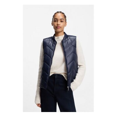 Boss pour femme. 50542453 Gilet Palattini marine (46), Casuel, Polyester - Publicité Boss pour femme. 50542453 Gilet Palattini marine (46), Casuel, Polyester - Publicité