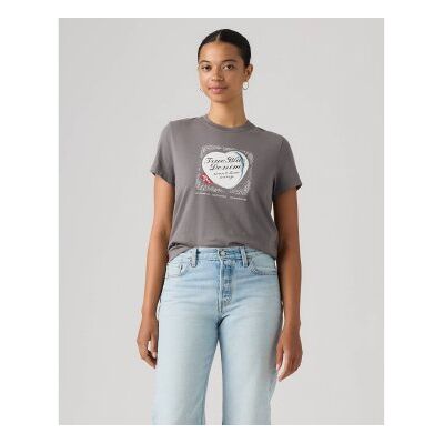 Levi's pour femme. 005GV-0090 T-shirt T2 Perfect gris (M), Casuel, Coton, Manche courte - Publicité Levi's pour femme. 005GV-0090 T-shirt T2 Perfect gris (M), Casuel, Coton, Manche courte - Publicité