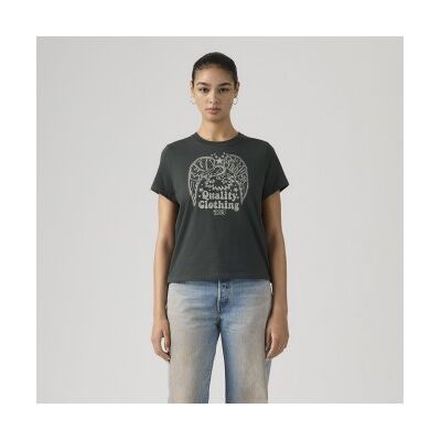 Levi's pour femme. 005GV-0009 T-shirt T2 Perfect gris foncé (S), Casuel, Coton, Manche courte - Publicité Levi's pour femme. 005GV-0009 T-shirt T2 Perfect gris foncé (S), Casuel, Coton, Manche courte - Publicité