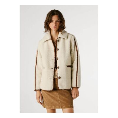 Pepe Jeans pour femme. PL4024370 Veste Truth blanche (M), Casuel, Polyester - Publicité Pepe Jeans pour femme. PL4024370 Veste Truth blanche (M), Casuel, Polyester - Publicité