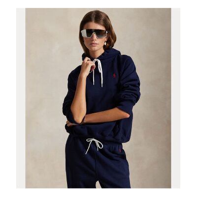 Polo Ralph Lauren pour femme. 211971698002 Sweat-shirt en polaire Shrunken Fit navy (S), Casuel, Coton, Marine - Publicité Polo Ralph Lauren pour femme. 211971698002 Sweat-shirt en polaire Shrunken Fit navy (S), Casuel, Coton, Marine - Publicité