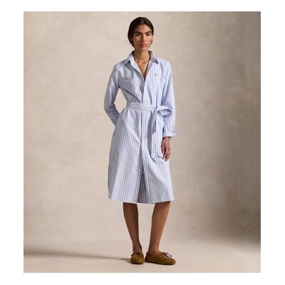 Polo Ralph Lauren pour femme. 211959901001 Robe chemise en oxford de coton bleue (36), Casuel, Manche longue - Publicité Polo Ralph Lauren pour femme. 211959901001 Robe chemise en oxford de coton bleue (36), Casuel, Manche longue - Publicité